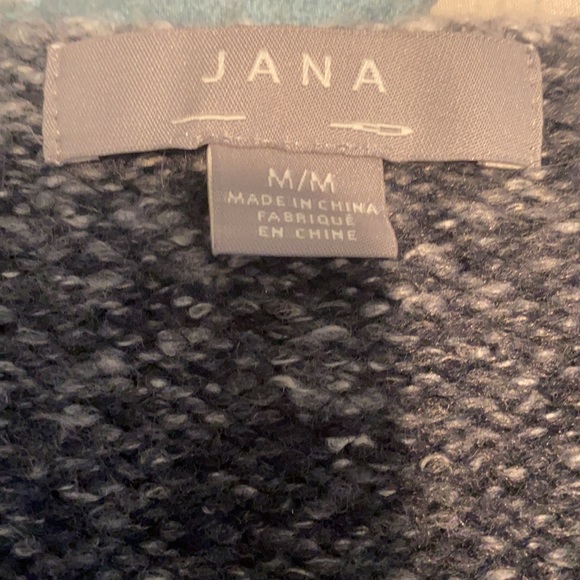 Jana sweater- black and grey w/gold flecks - Picture 9 of 10